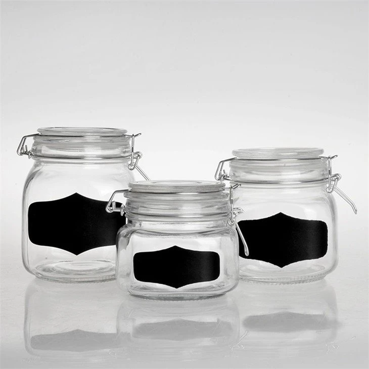 small round glass jar with airtight lid2