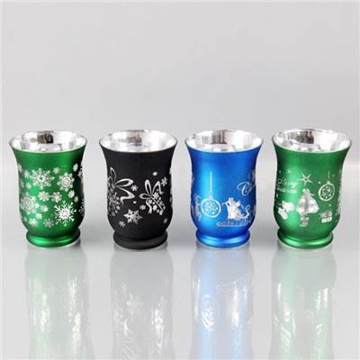 Jõuluklaasist orkaani küünlahoidja