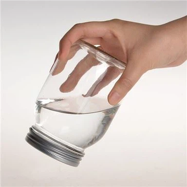 Keeratava kaanega klaaspurk