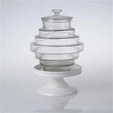 Klaasdosaator koos alusega