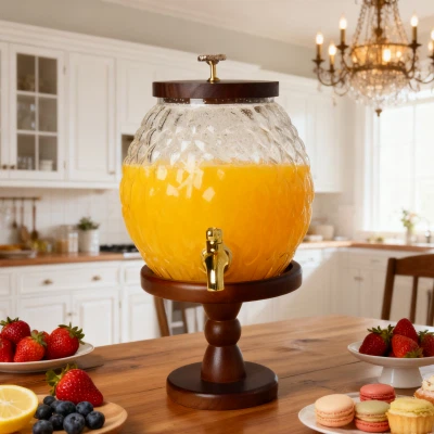 Geomeetriline sfäär: teemant{0}}mustriga klaaskarahvin